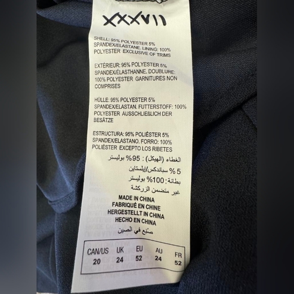 Michel Studio NWT Sleeveless Dress Plus Size Black Size 20 - Picture 8 of 9